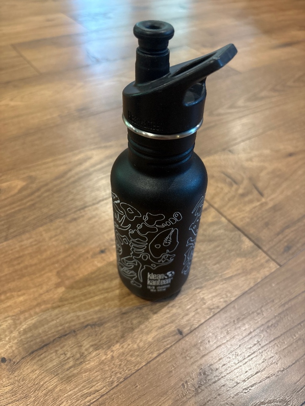 Limited Edition! Klean Kanteen Dino Bones 18oz Stainless Steel Water Bottle